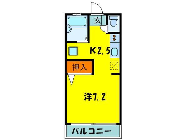 カネマスロイヤルコ－トＢ棟の物件間取画像